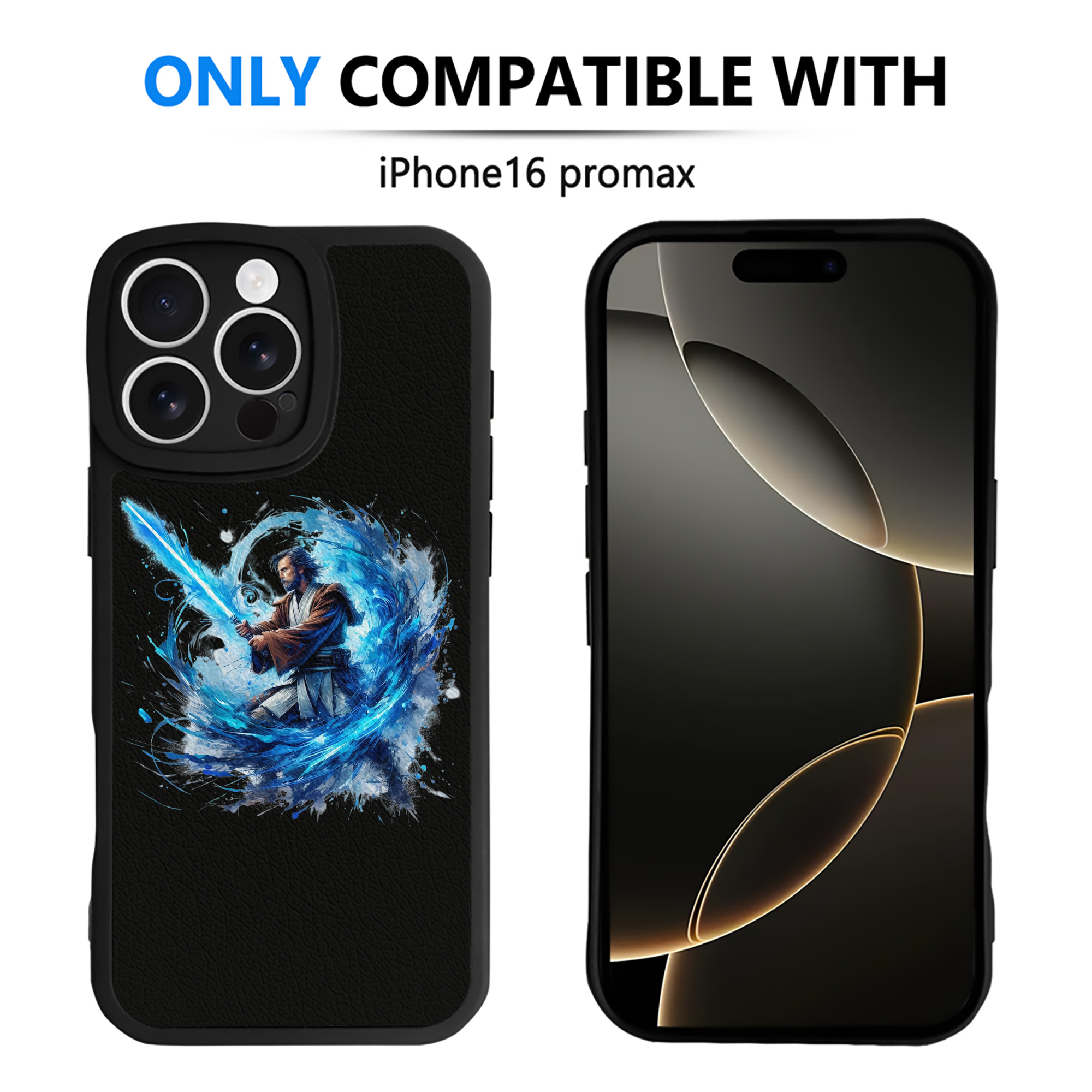 （画像用） スター・ウォーズ Star Wars 【iPhone 16シリーズ対応】シリコンスマホケース（レザー調） 材質：シリコン